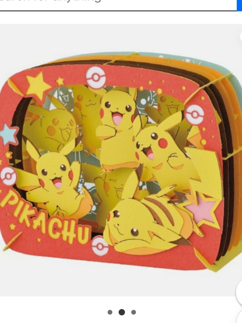 Pikachu Paper Theater Pop-Up Scene
